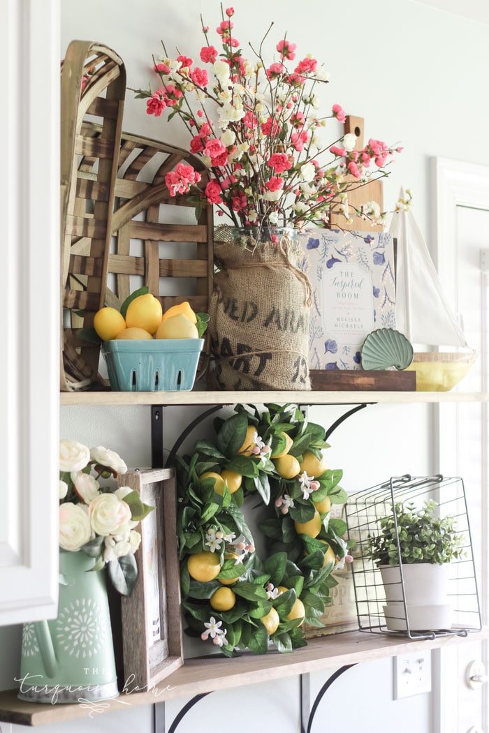 Simply gorgeous navy and turquoise in this summer home tour. Inspiration to create a home you love! | My Summer House