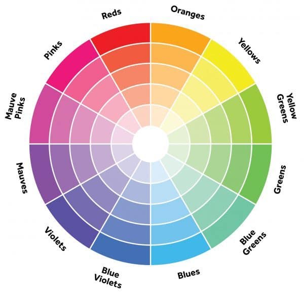 Use the color wheel to choose a whole house color palette.