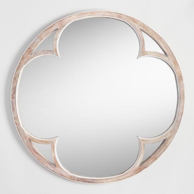 Round Sorento Mirror from World Market Such a fabulous price - and I'm pretty sure I need this in my bedroom! | 10 Large Round Mirrors We Love