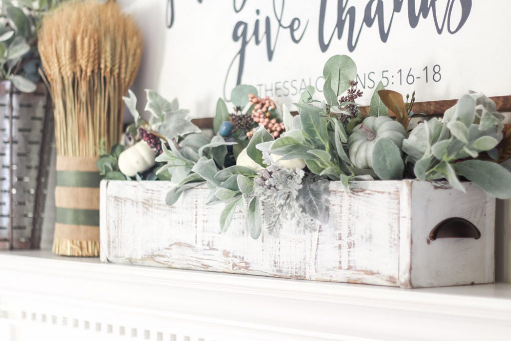 Arranging a Faux Foliage Centerpiece