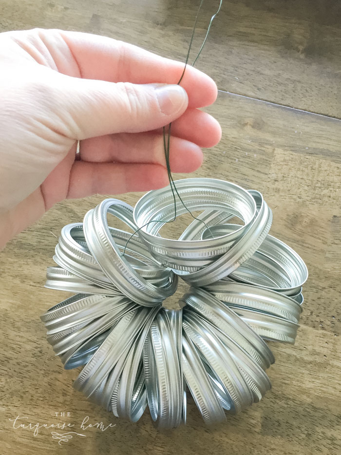 mason jar lid pumpkin tutorial