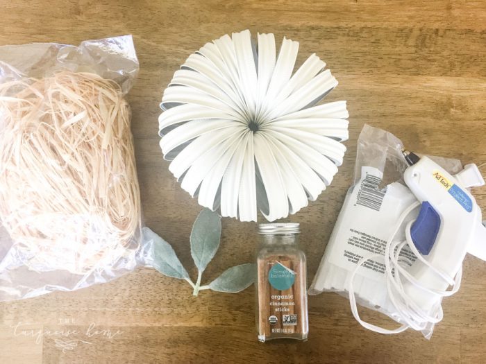 mason jar lid pumpkin embellishments