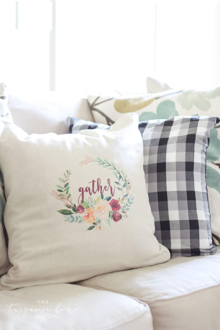 How to Make a Pillow with Iron-On Transfer Paper