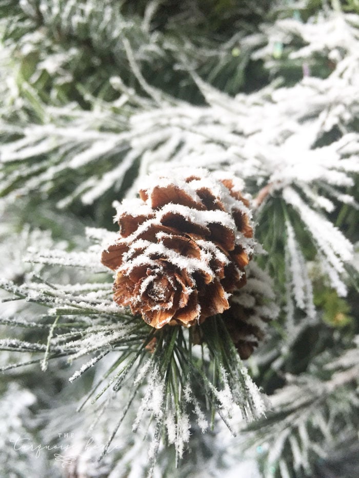 How to Flock a Christmas Tree the easy way! Make your wintery tree dreams come true!