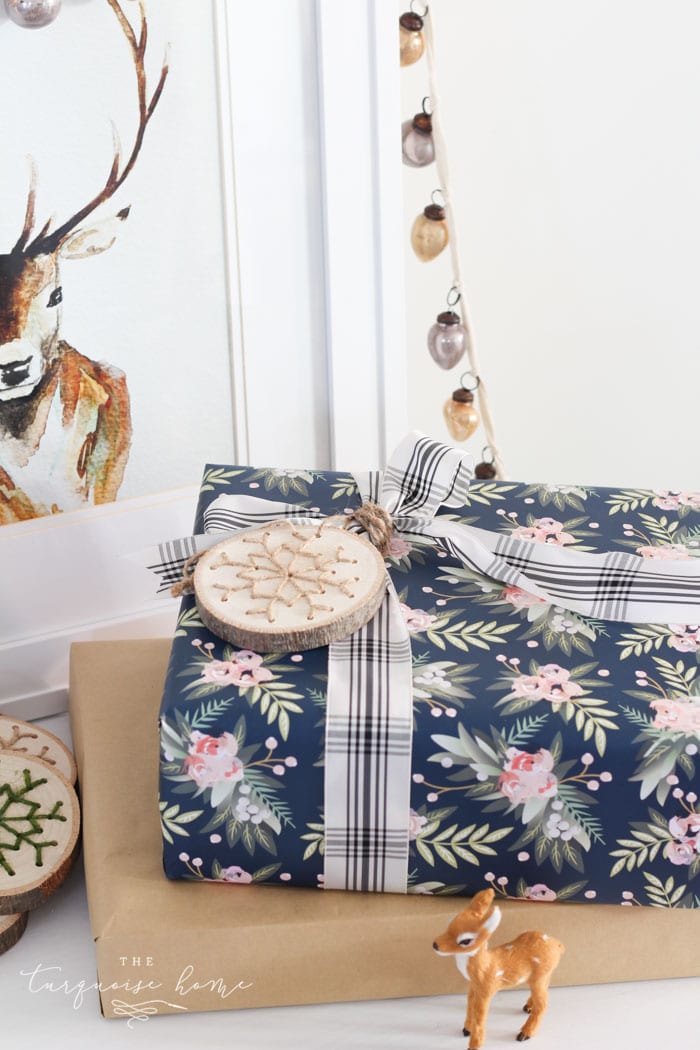 A Christmas Gift Wrapping Station + Simple Gift Wrapping Tips