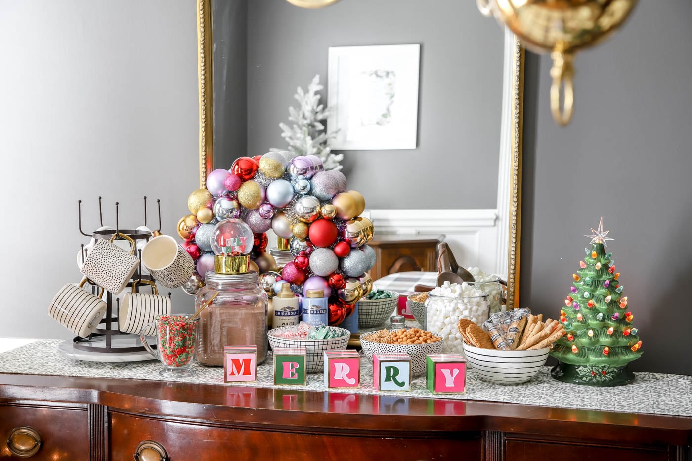 Retro Hot Chocolate Bar