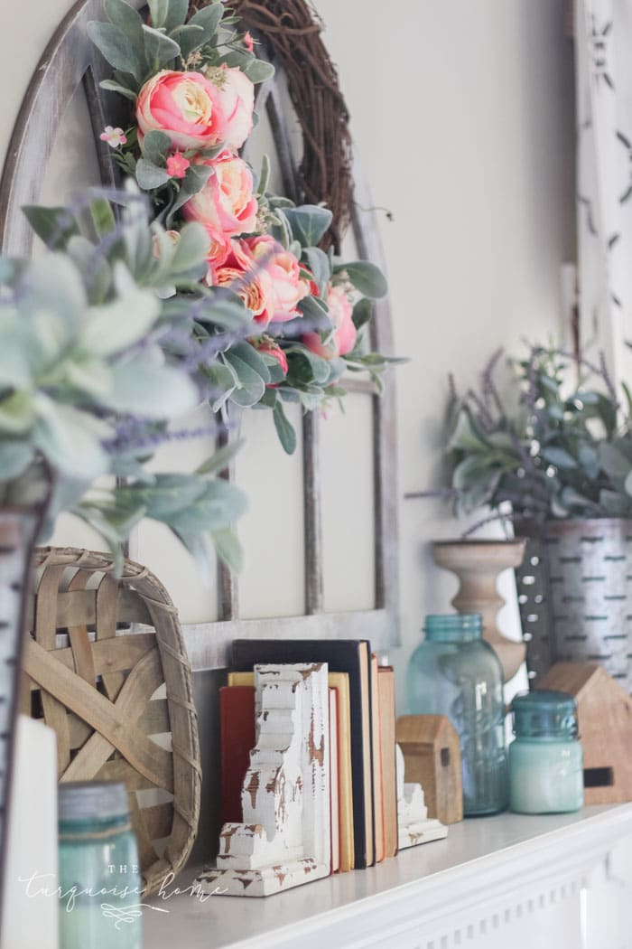 How to Decorate your Mantel for Spring