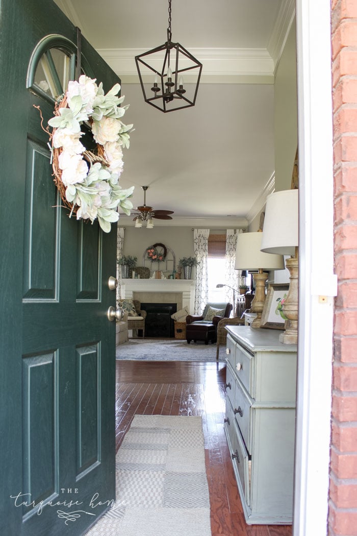 Darlana Pendant Lantern Knock-off for the Foyer! LOVE this light for less than $100!!