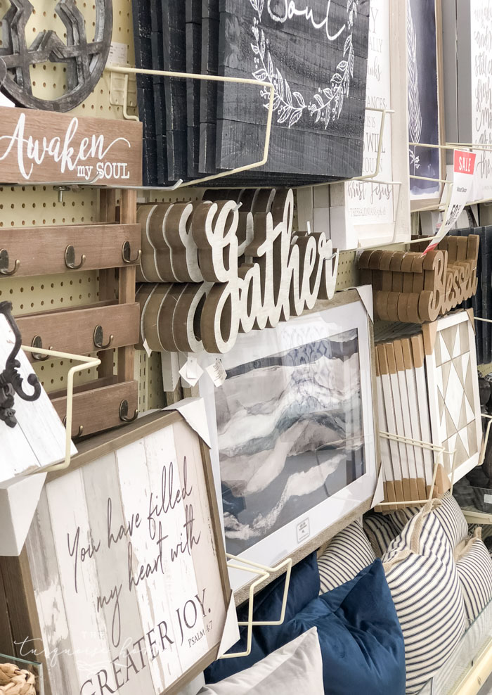 Signs galore at Hobby Lobby!