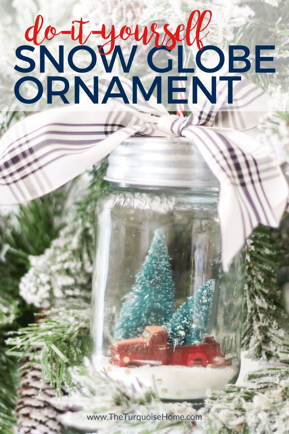 DIY Snow Globe Ornament