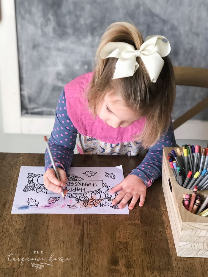 Free Thanksgiving Coloring Pages (for kids and adults alike!)