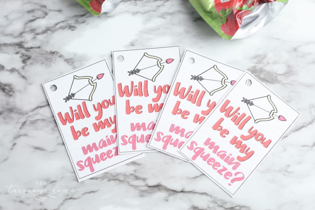 Will you be my Main Squeeze? Printable Valentine (for kids!)