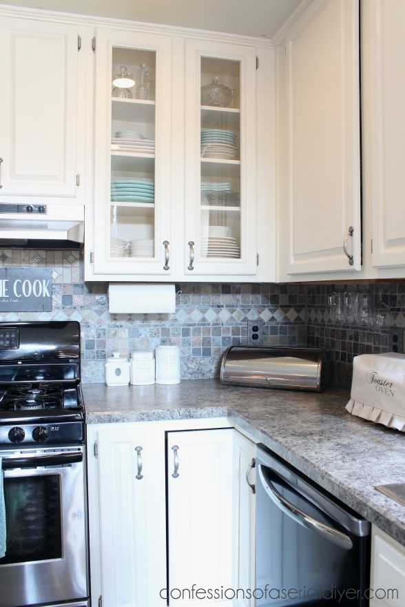Adding glass to kitchen cabinet doors