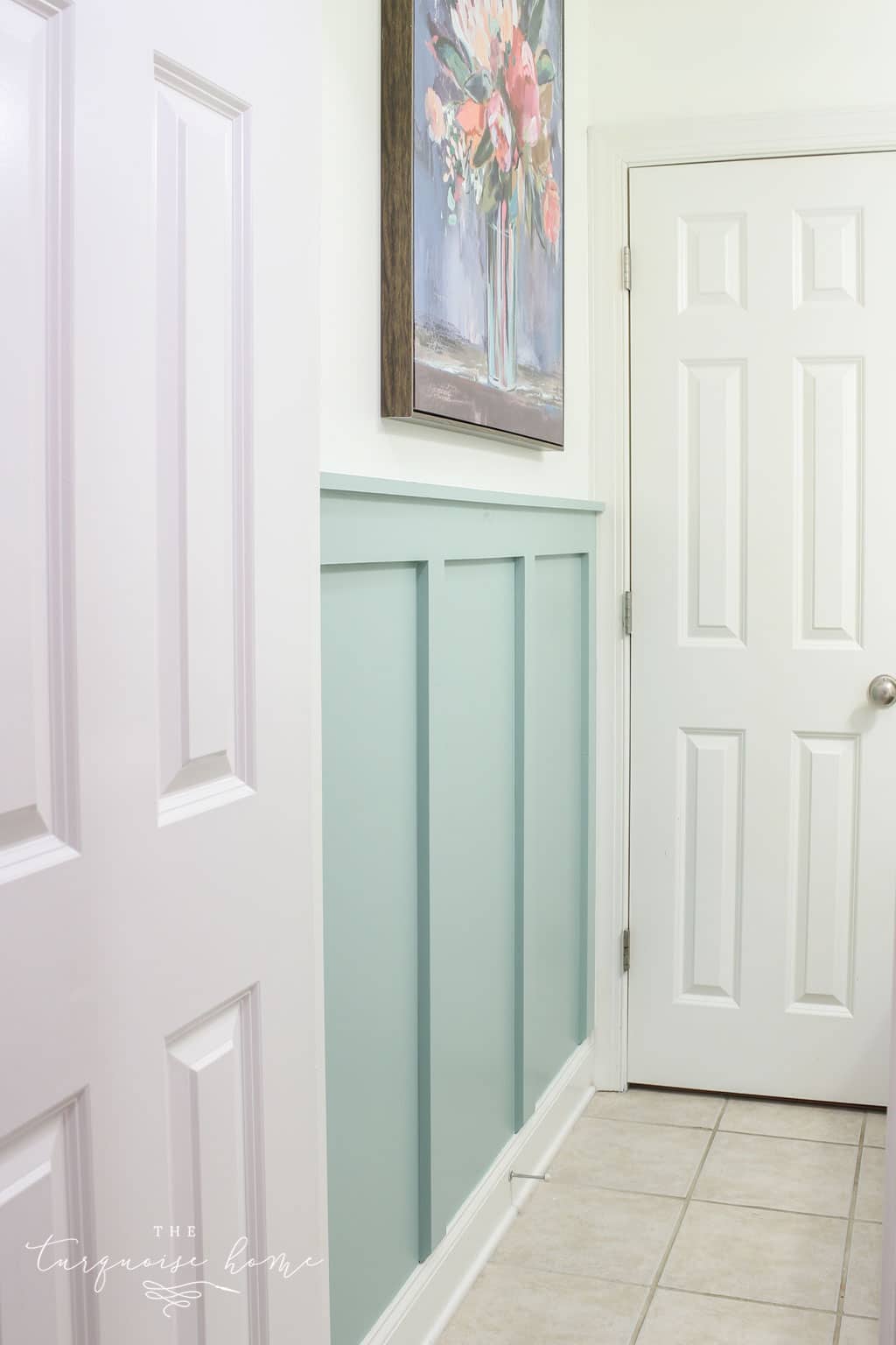 DIY Board and Batten Tutorial -->> Wythe Blue from Benjamin Moore