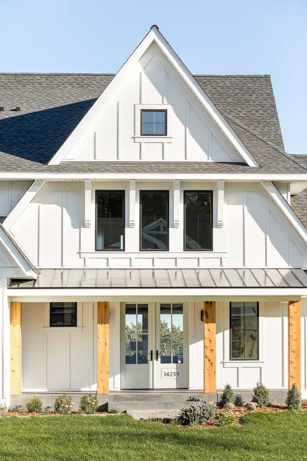 Sea Salt by Sherwin Williams front door