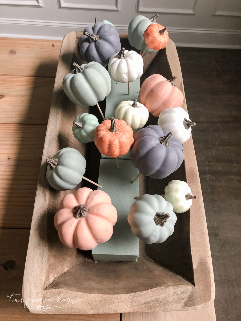 fall dough bowl centerpiece