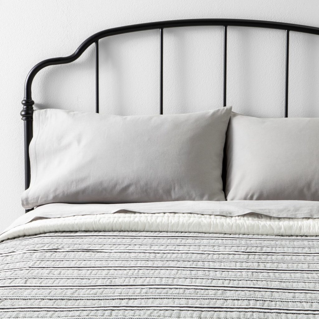 Textured Stripe Quilt | Farmhouse Bedding