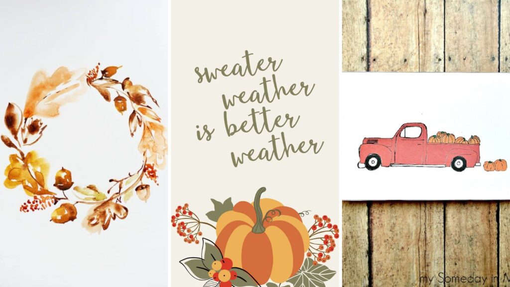 Sweater Weather Fall Printables