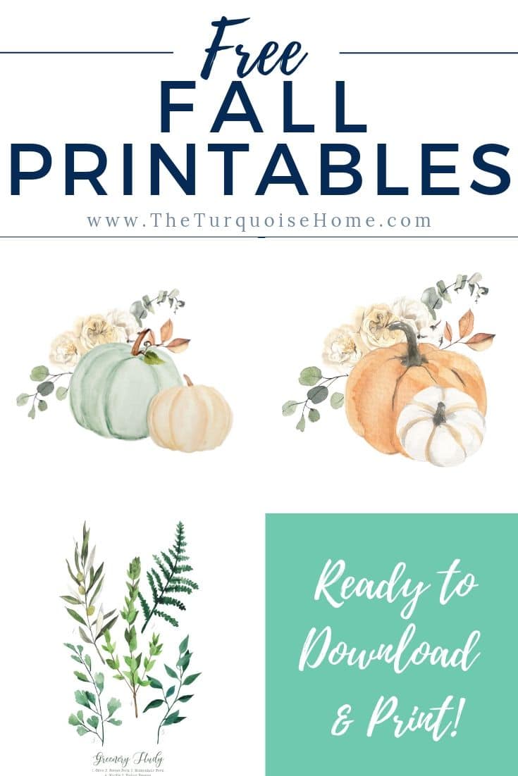 Free Fall Printables | Free Printable | Free Printables | Autumn Printables | Pumpkin Decor | Fall Decor