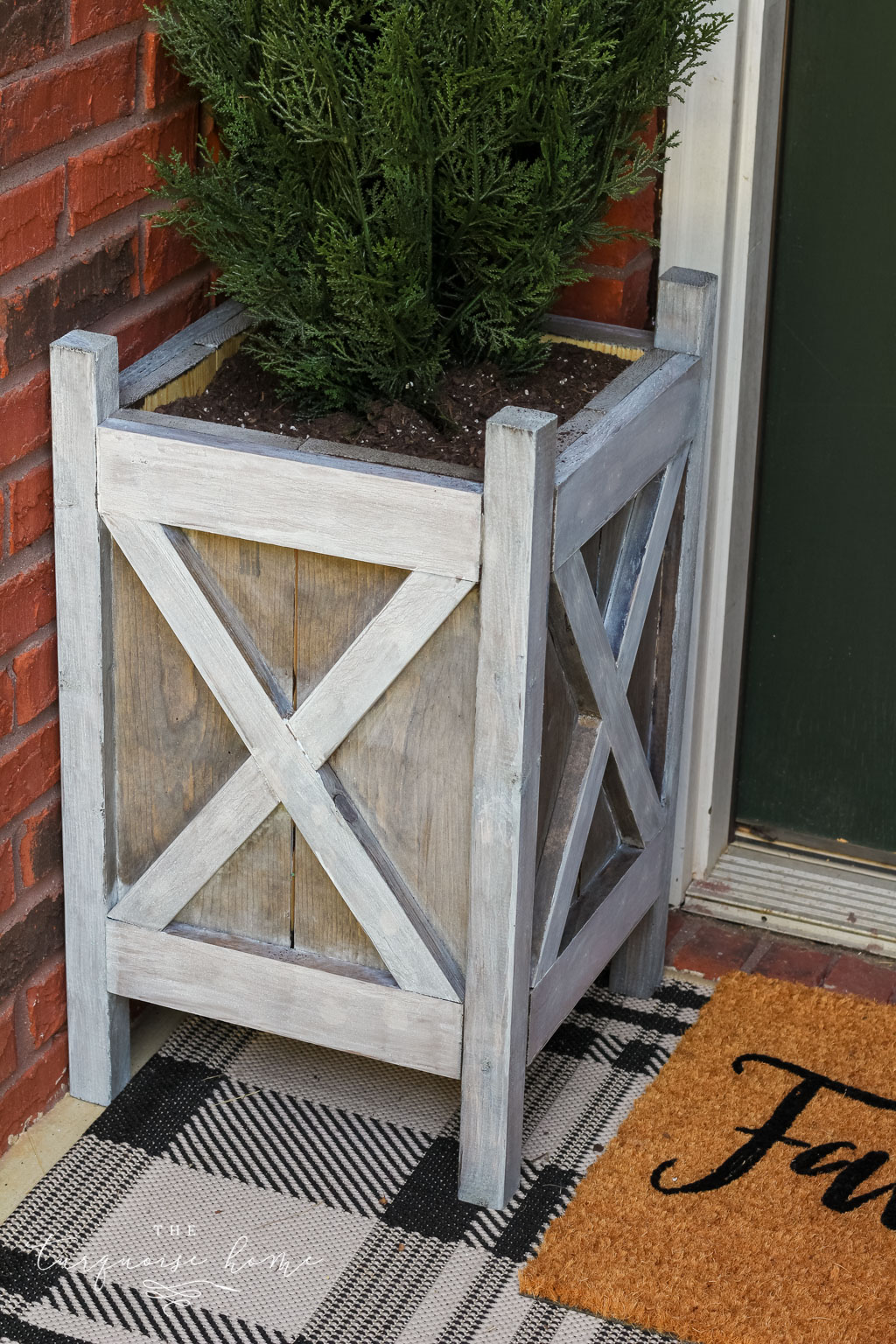 DIY Gray Wash on Wood Technique