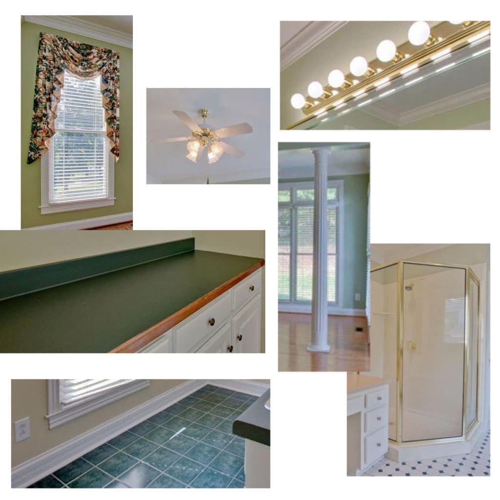 The lemon lime new house collage - all the things I'm going to update, and more!
