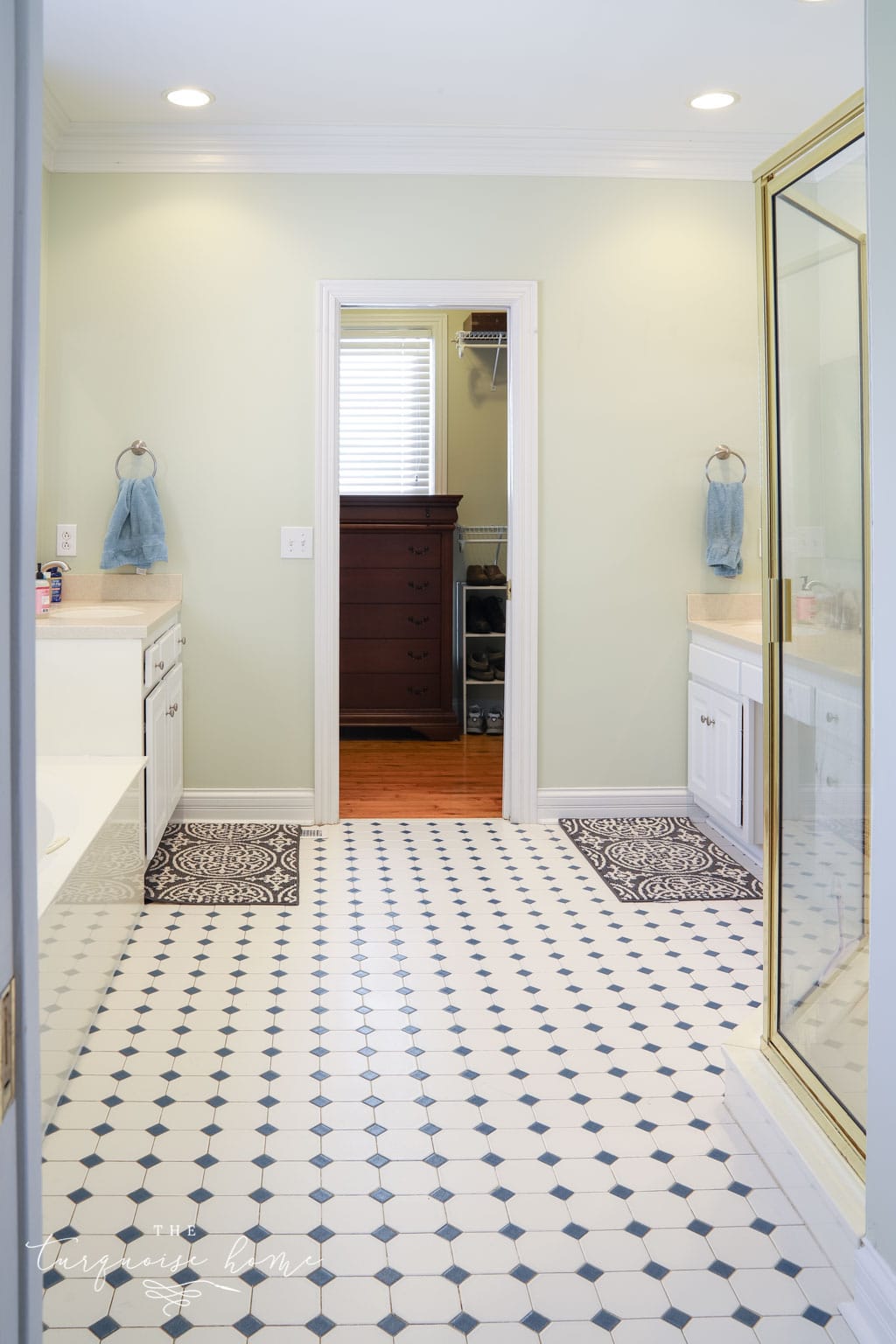 Master bathroom in the new house.