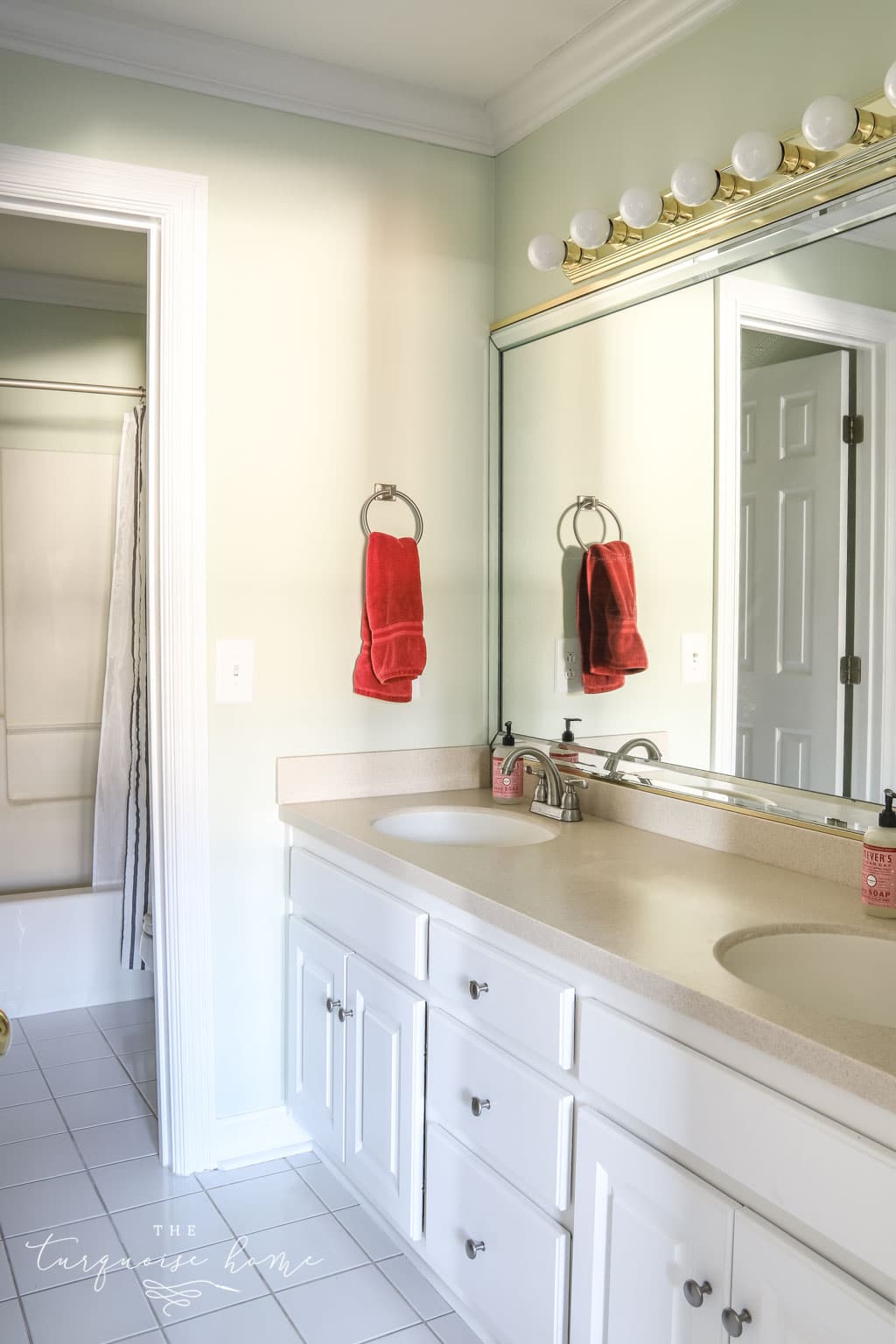 Guest bathroom in the new house.