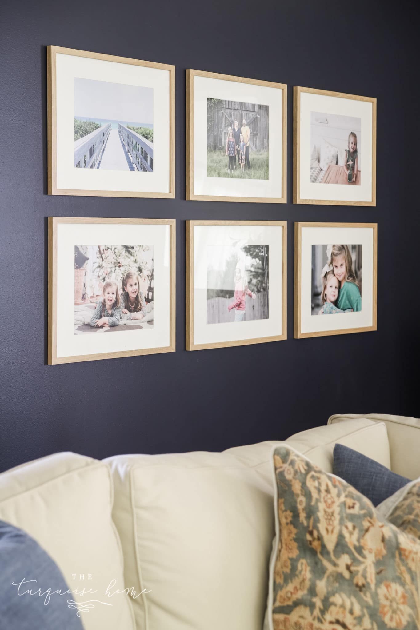 Gallery Wall in the Living Room