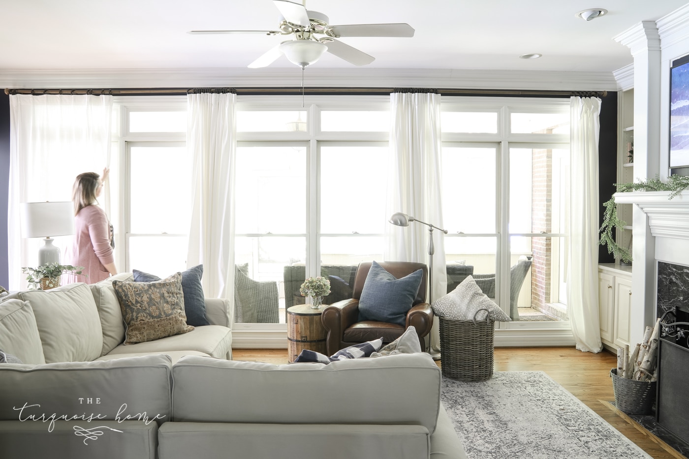 Finding and Hanging an Extra Long Curtain Rod