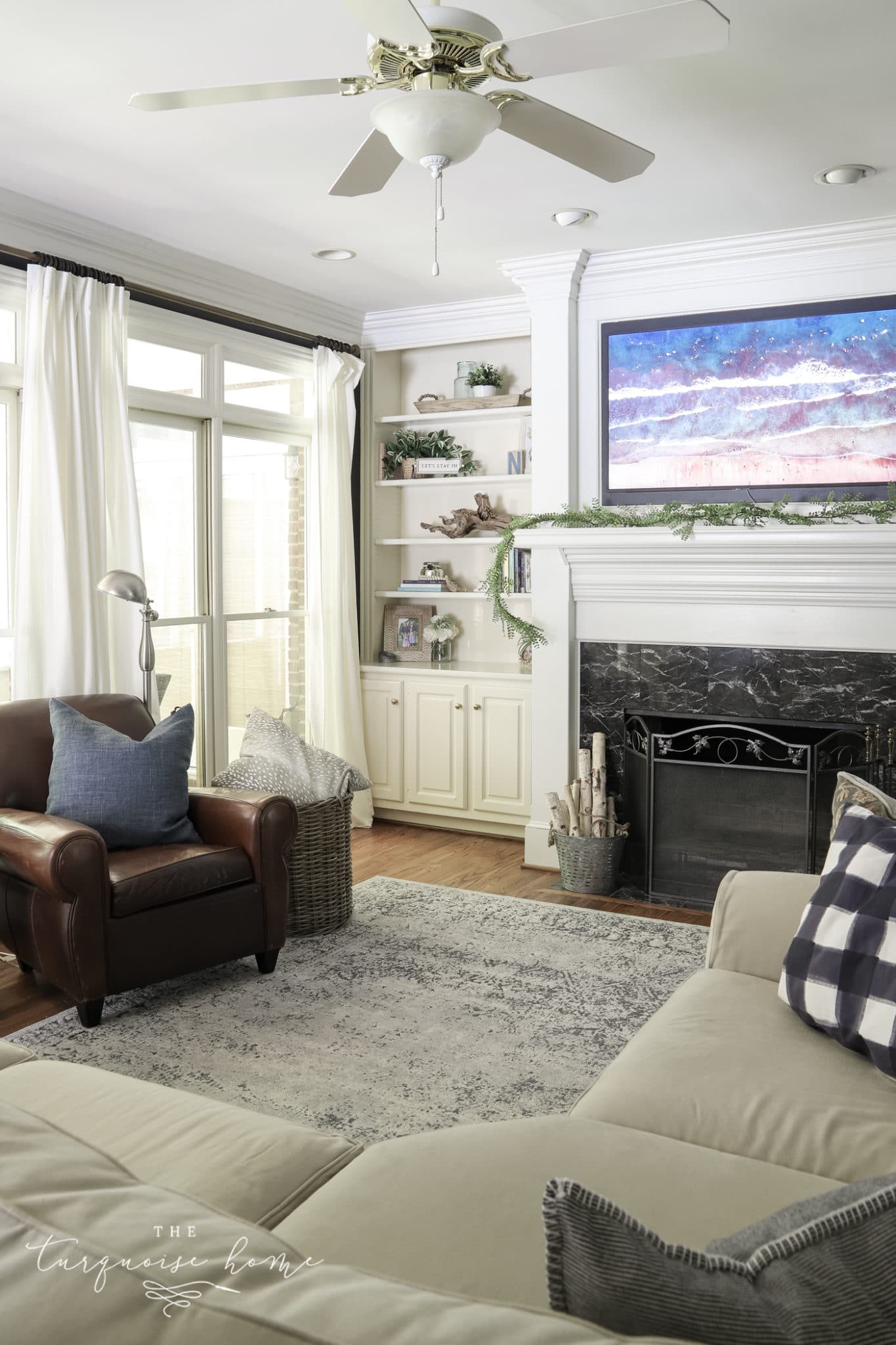 Hale Navy Living Room Makeover
