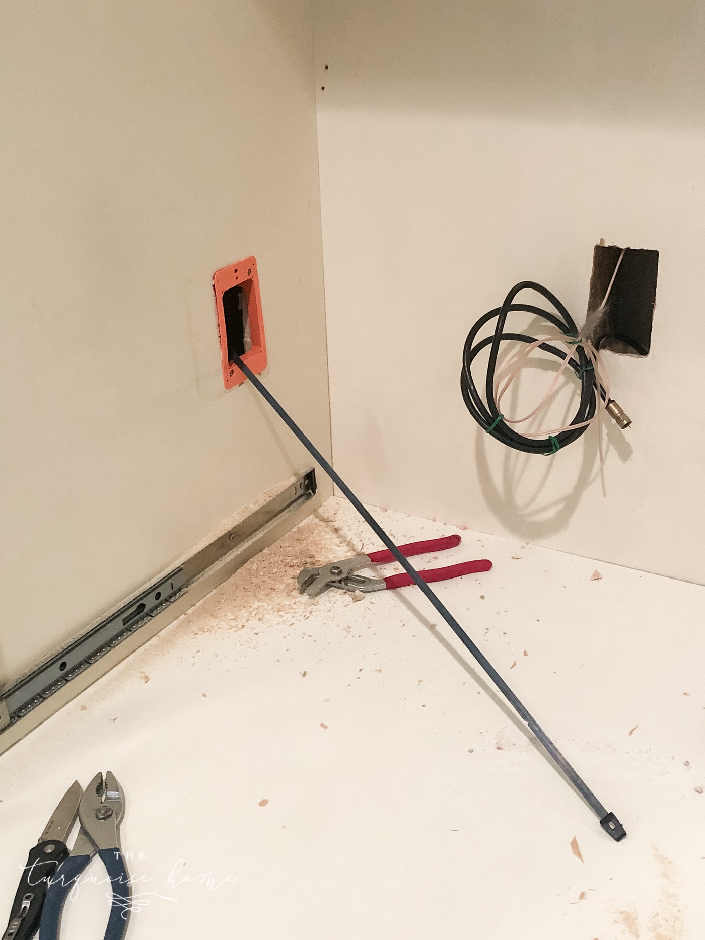 How to Hide Wires Behind a Wall for Electronics