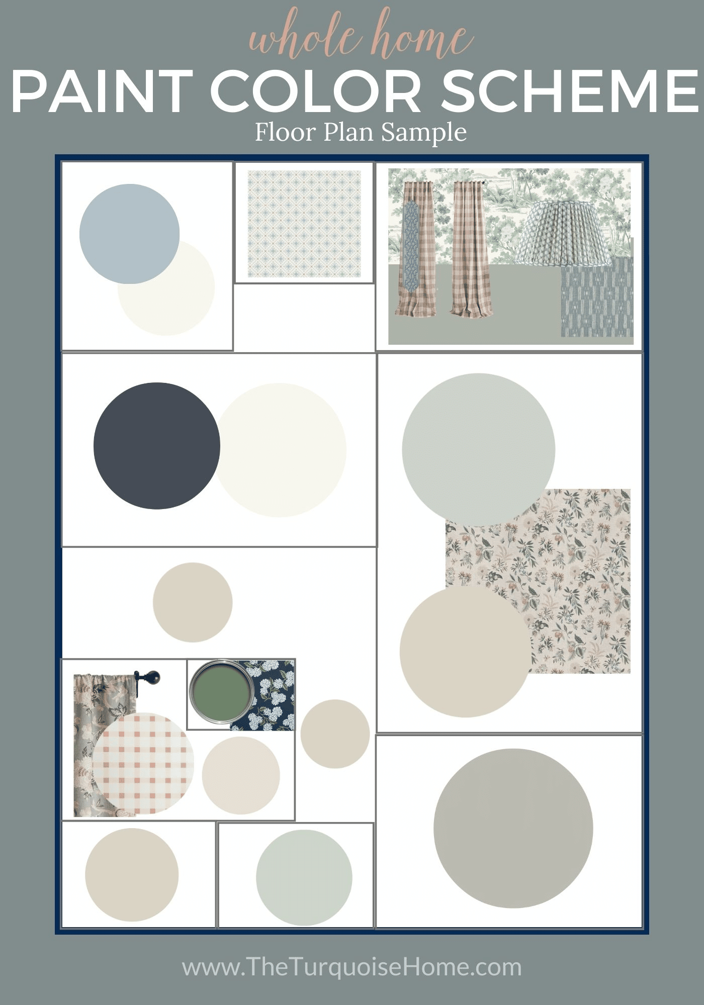 whole house paint color scheme