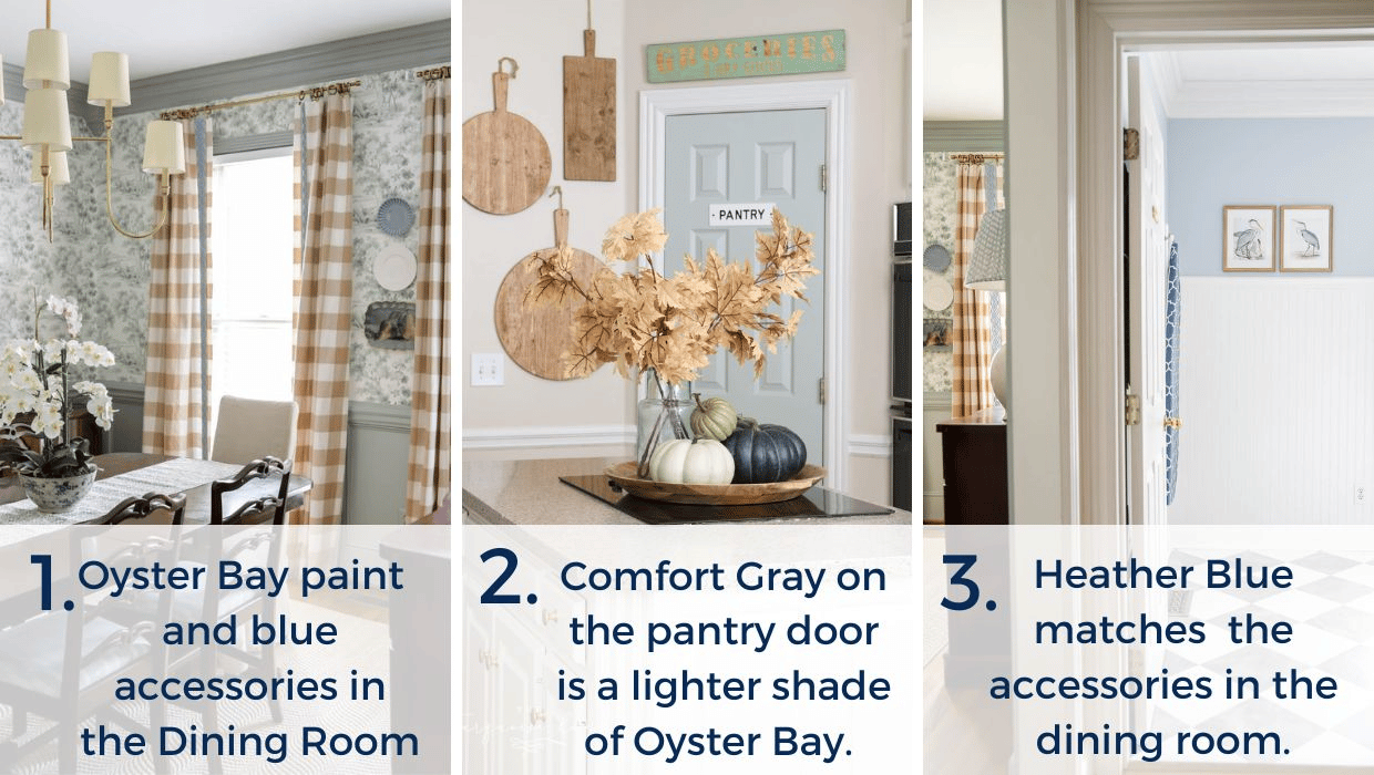 whole home paint color palette example