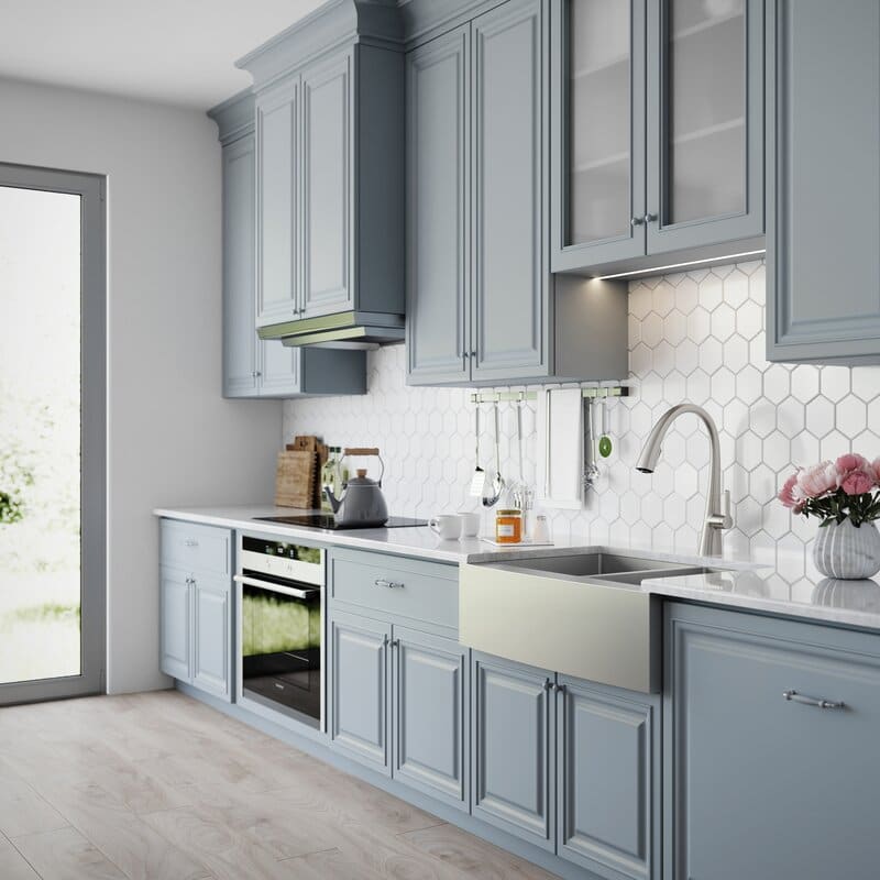 double basin farmhouse sink