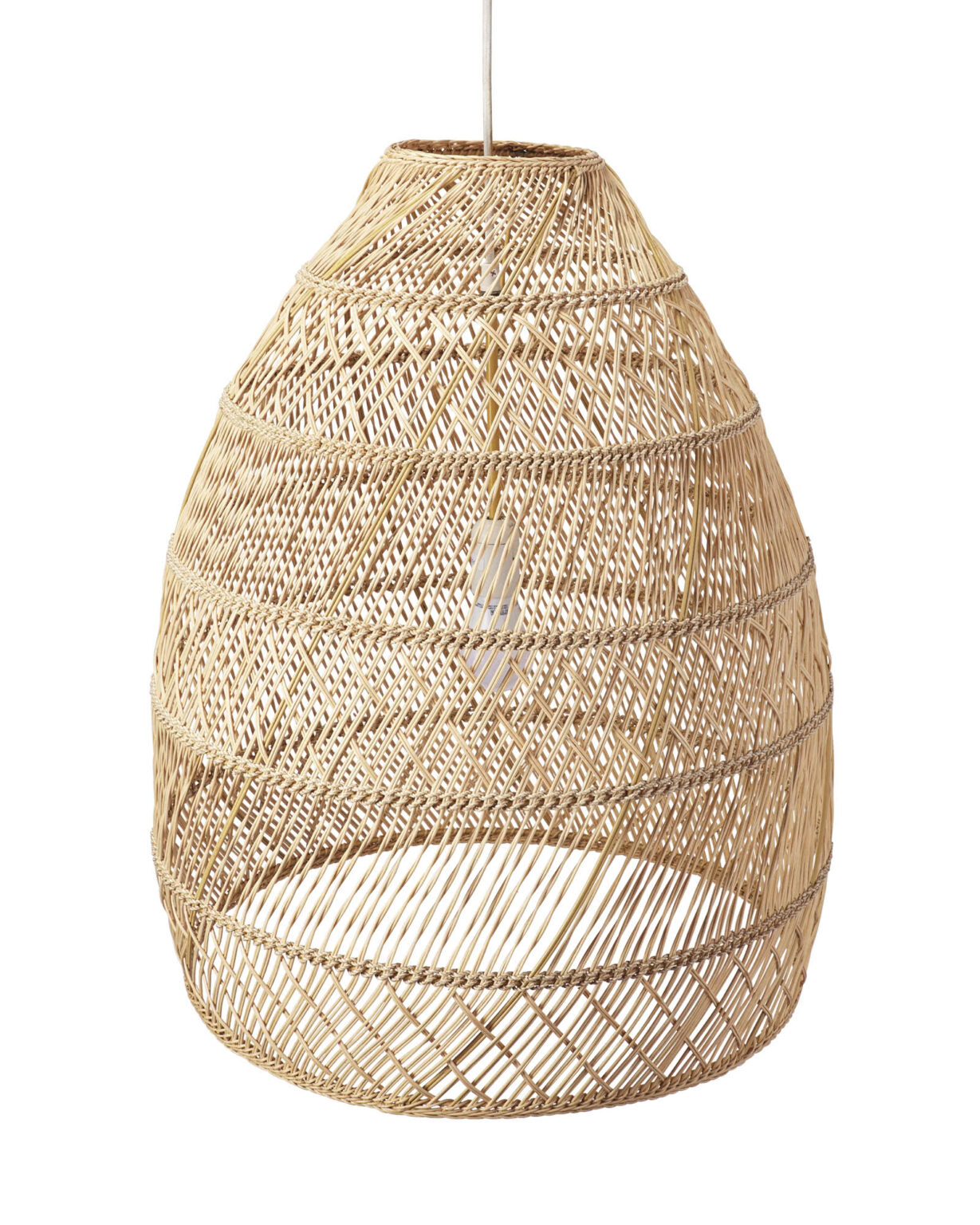 Pendant Light with Woven Shade