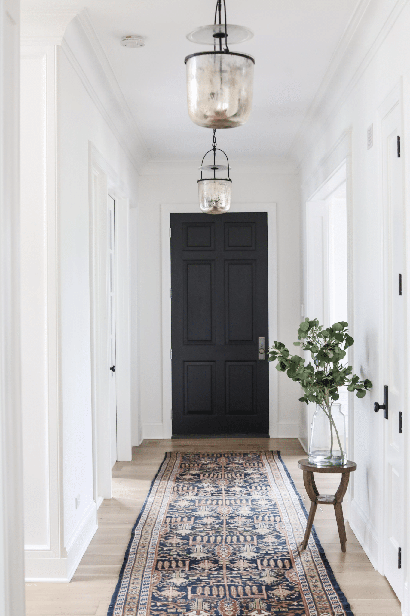 Park & Oak Hallway with Rug