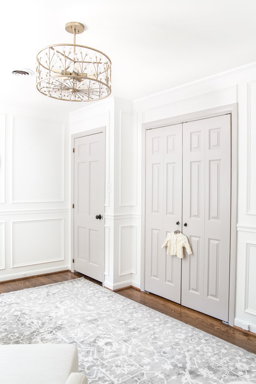 Gray Doors in Blesser House Nursery Reveal