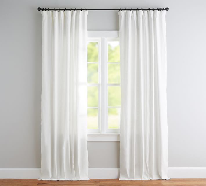 Emery Linen/Cotton Rod Pocket Curtains