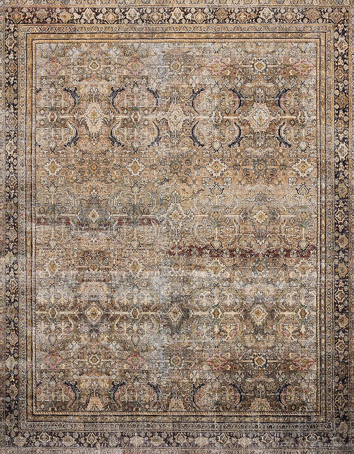 Olive/Charcoal Area Rug