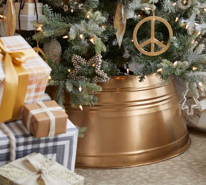 Brass Metal Tree Collar from Pottery Barn