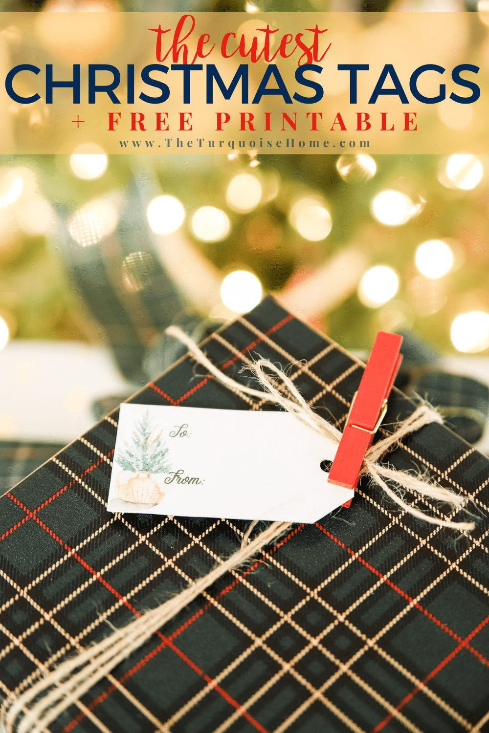 free printable Christmas tags