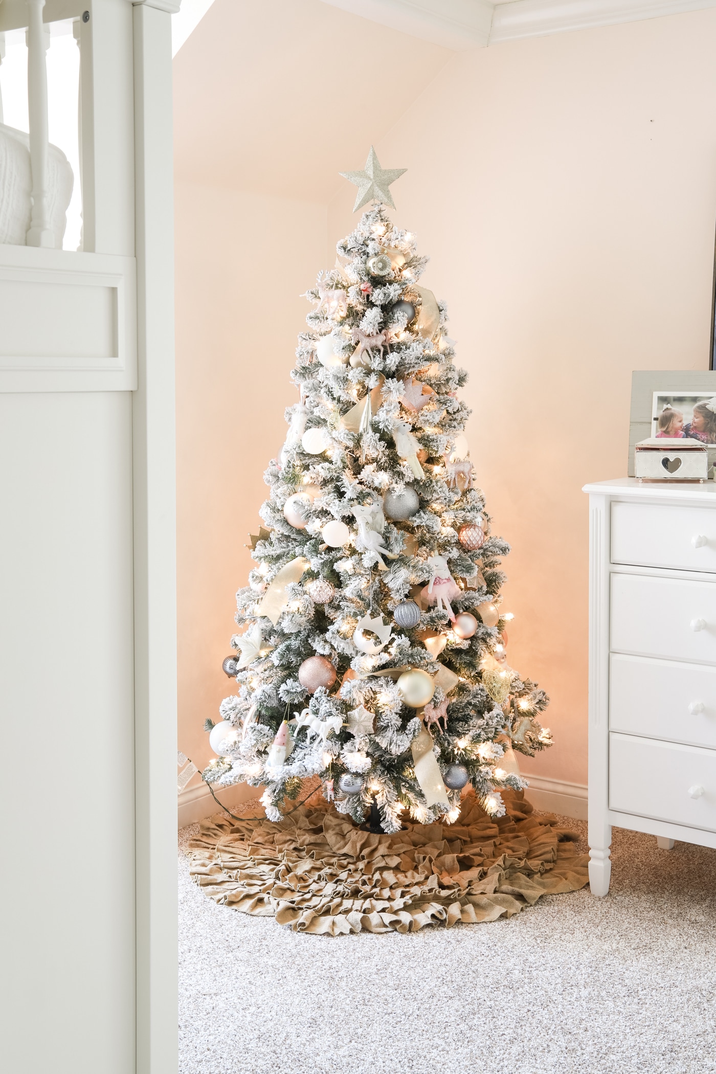 Girls Bedroom Christmas Tree