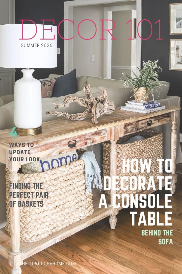 Struggling to decorate a table behind a sofa? Get 4 different ways to style your sofa table right here!