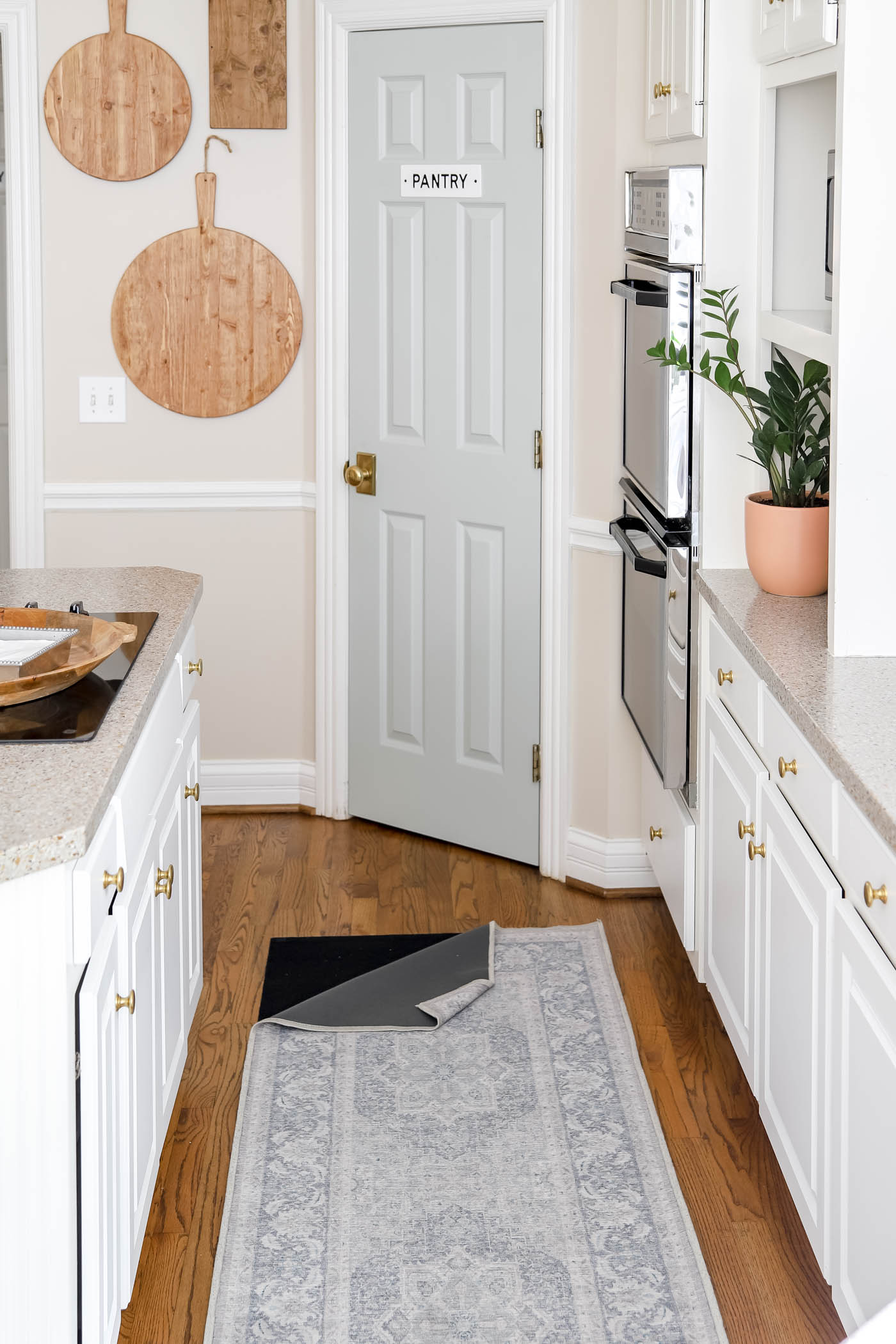 Ruggable Rug in a kitchen runner