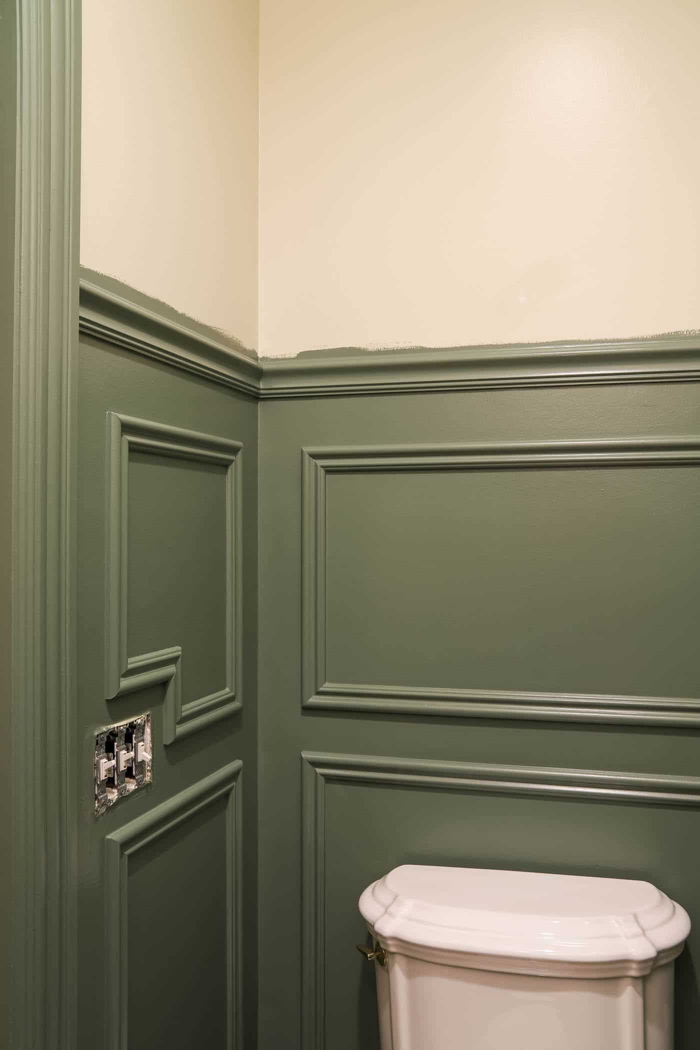 Wall Trim around a Light Switch
