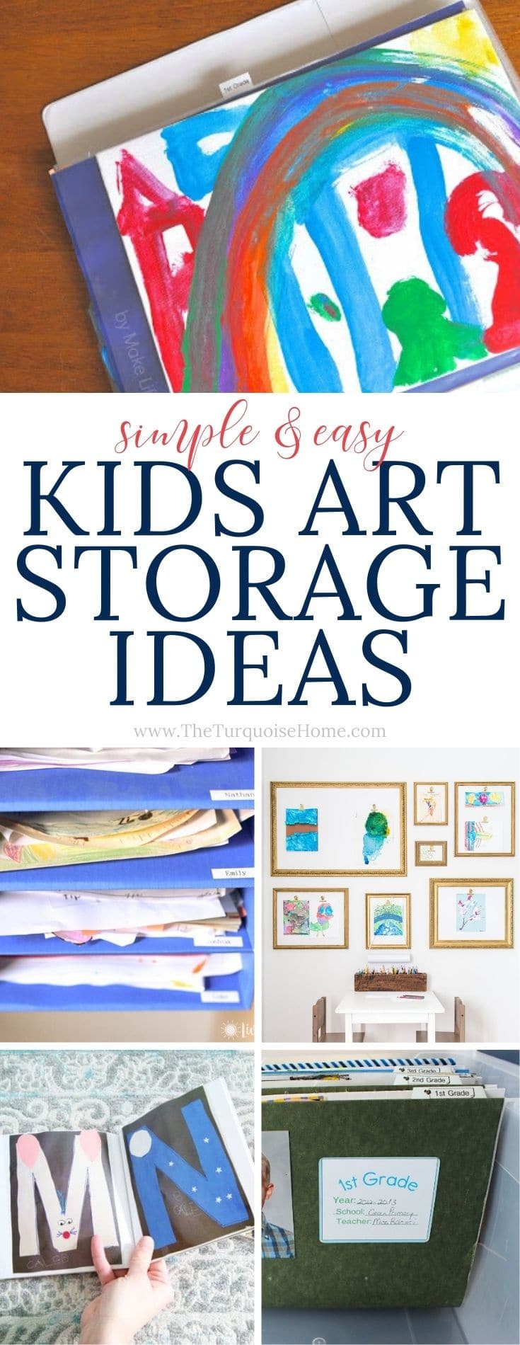 Organizing Kids' Art and Keepsakes