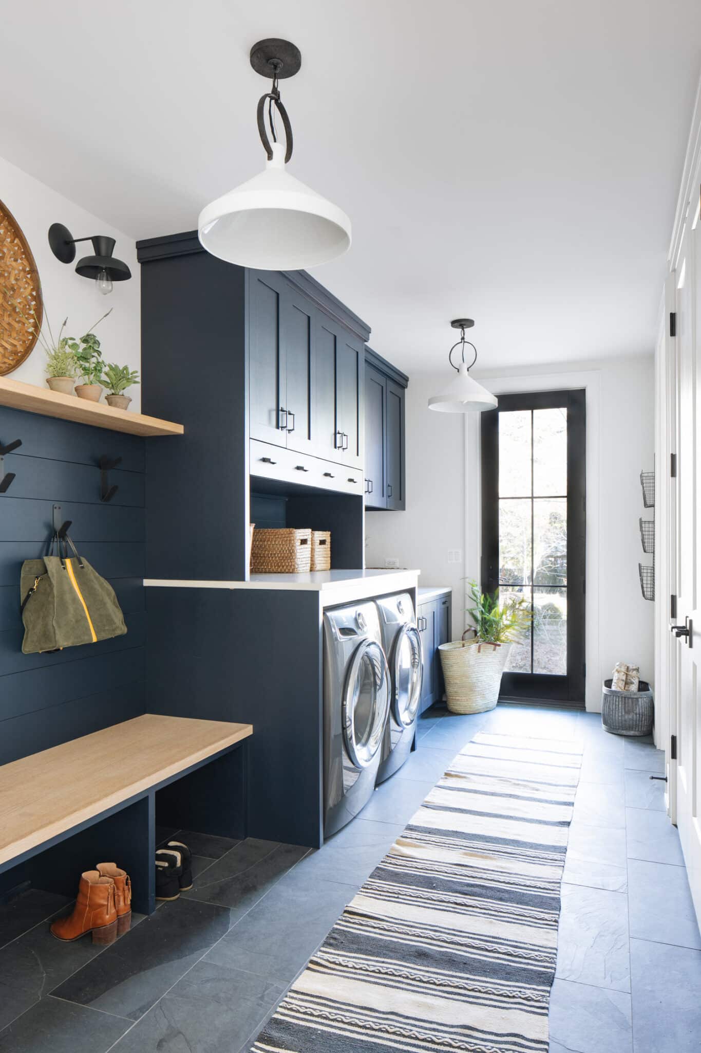 laundry room mudroom combo