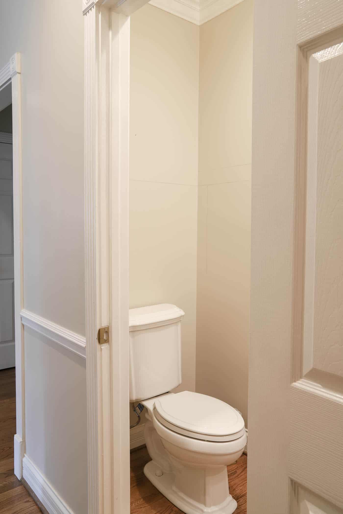 Toilet in Powder Bathroom