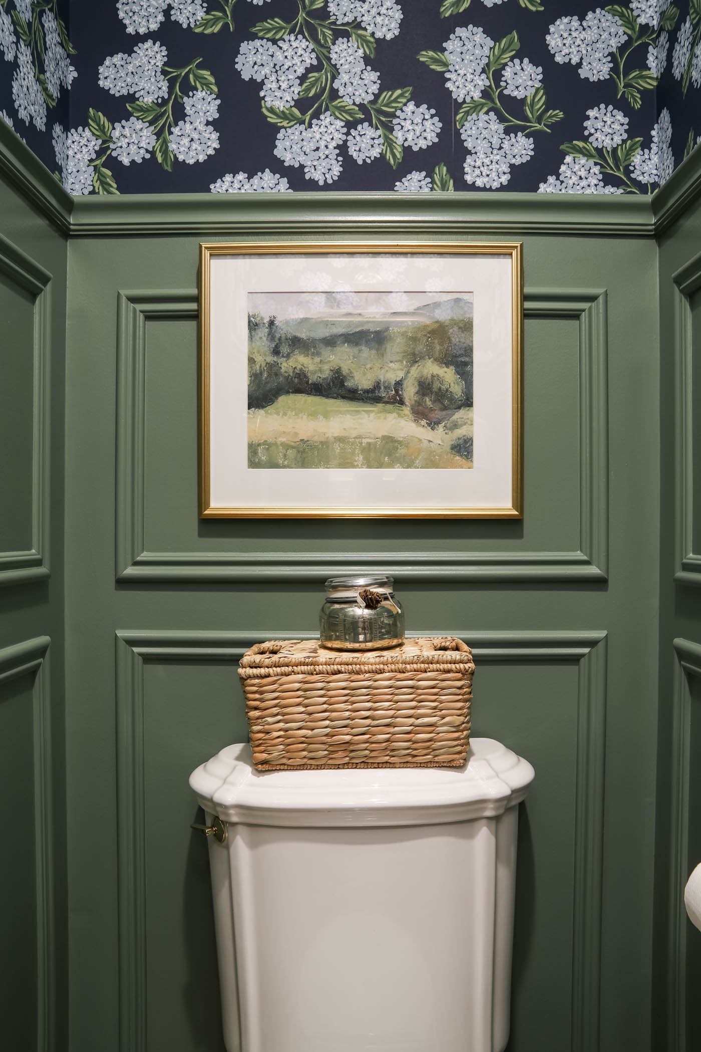 Landscape Art in Powder Room
