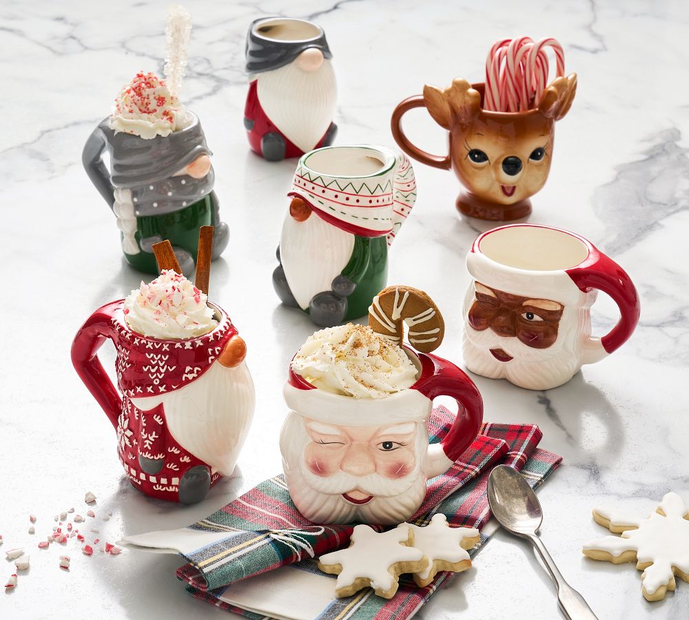 holiday ceramic mug collection